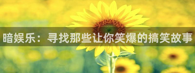 银河娱乐主管：暗娱乐：寻找那些让你笑爆的搞笑故事